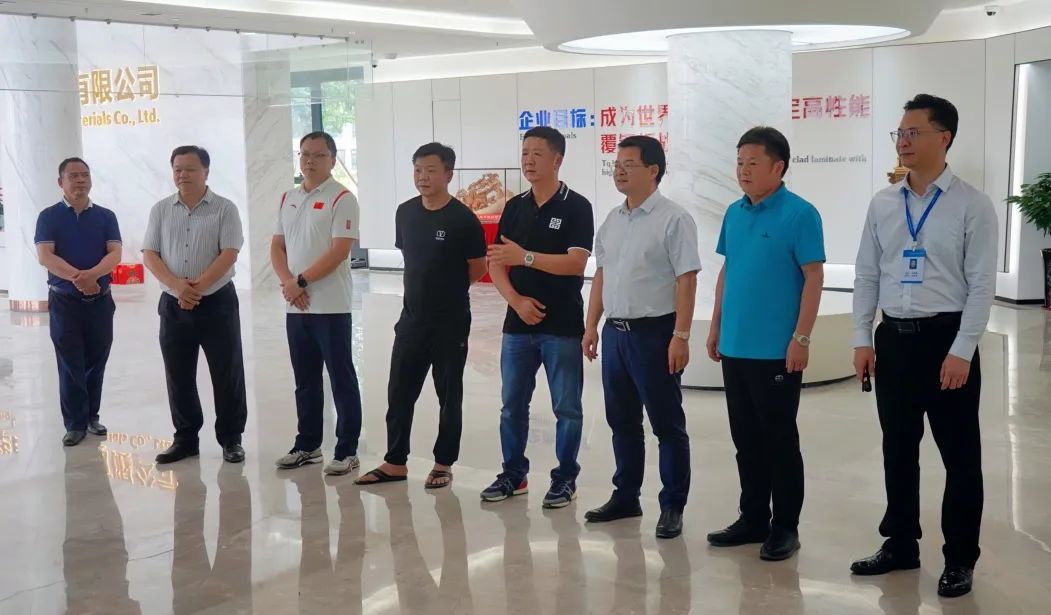 立讯精密王来胜副董事长一行到米兰体育平台官方网站-米兰（中国）材料考察